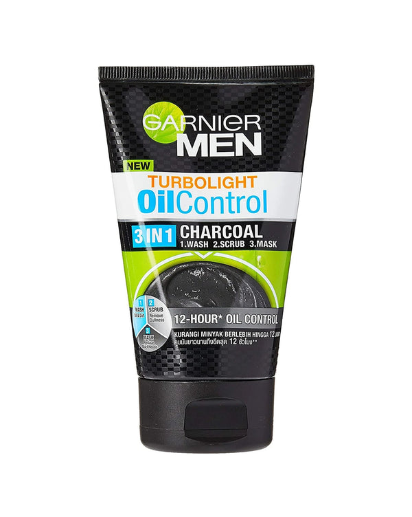Garnier Men Turbolight Oil Control 3 IN 1 Face Wash 100ml